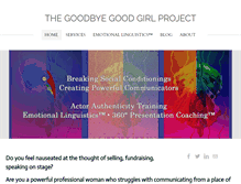 Tablet Screenshot of goodbyegoodgirl.com